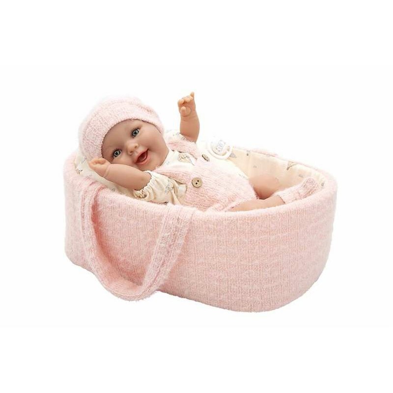Muñeca Arias Elegance Gadi con capazo rosa