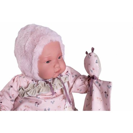 Muñeca realista 52 cm Antonio Juan de cuerpo suave y expresión dulce