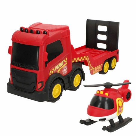 Juguete Teamsterz resistente, camión de bomberos para aventuras diarias