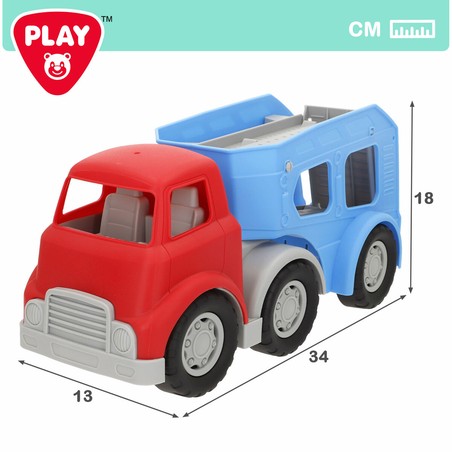 vista lateral detallada camión portacoches infantil playgo