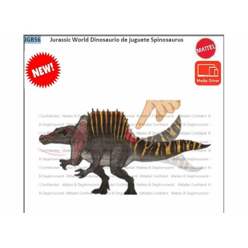 Figuras Dinosaurios Jurassic World Mattel Espinosaurio