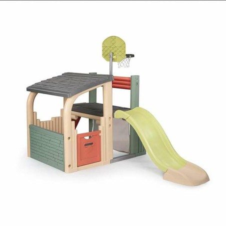 Plataforma elevada del centro de actividades Smoby para exploración.