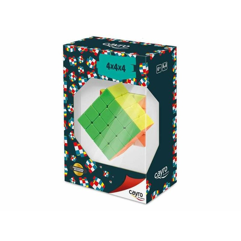 Cubo Rubik 4x4 Cayro, ideal para desarrollo cognitivo y set pintura niños