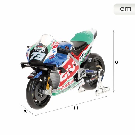 Modelo moto GP 2021 Álex Márquez metal
