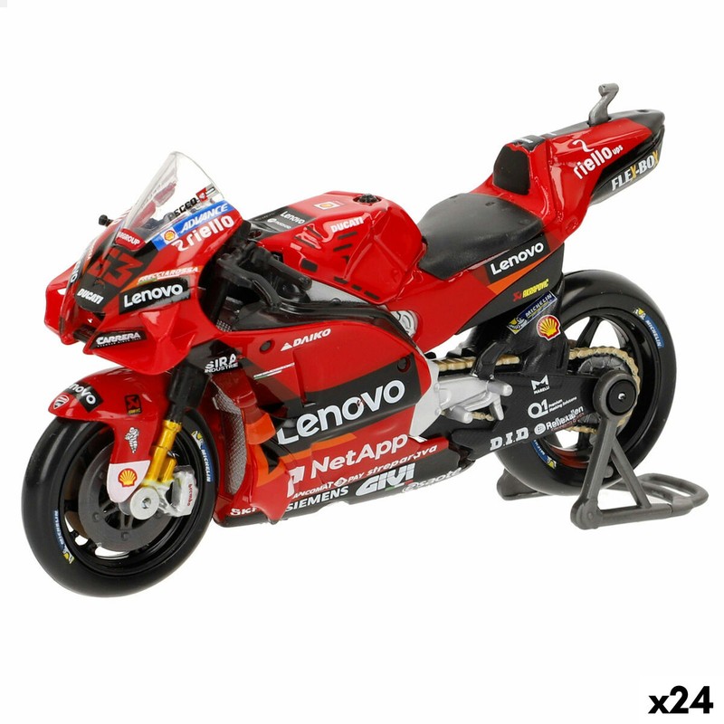 Moto Maisto Ducati Desmosedici GP22 Pecco Bagnaia campeón 2022