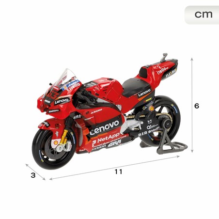 Maisto Ducati Desmosedici GP22 vista lateral detalles