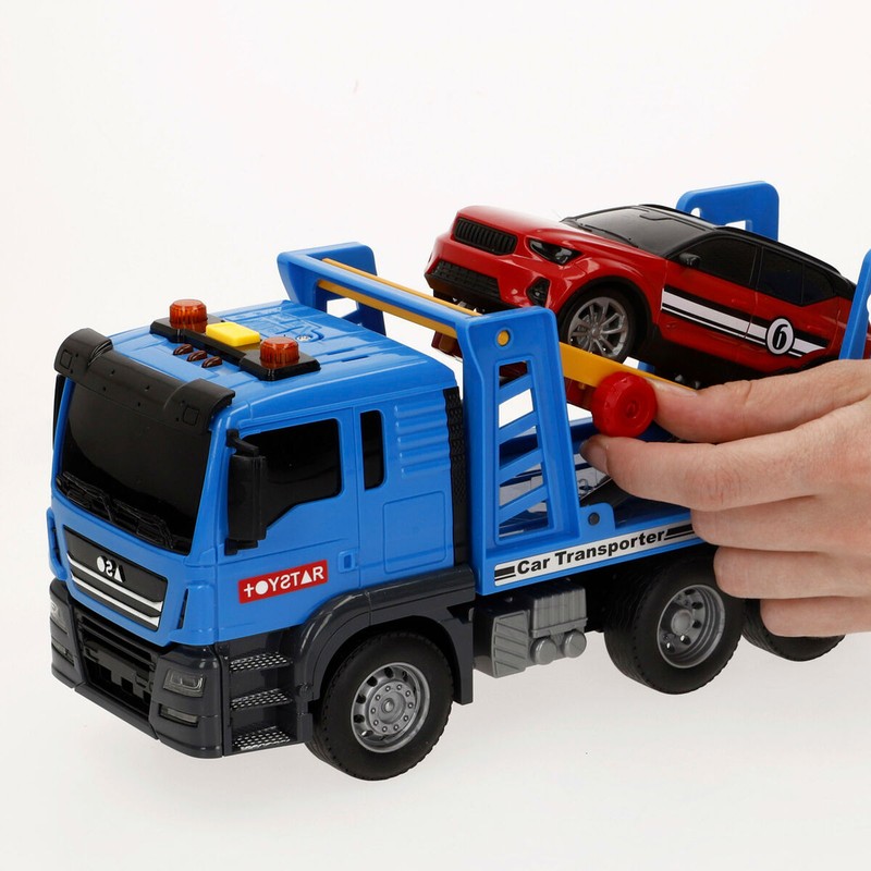 Juguete vehículos niños con rampa de carga y descarga