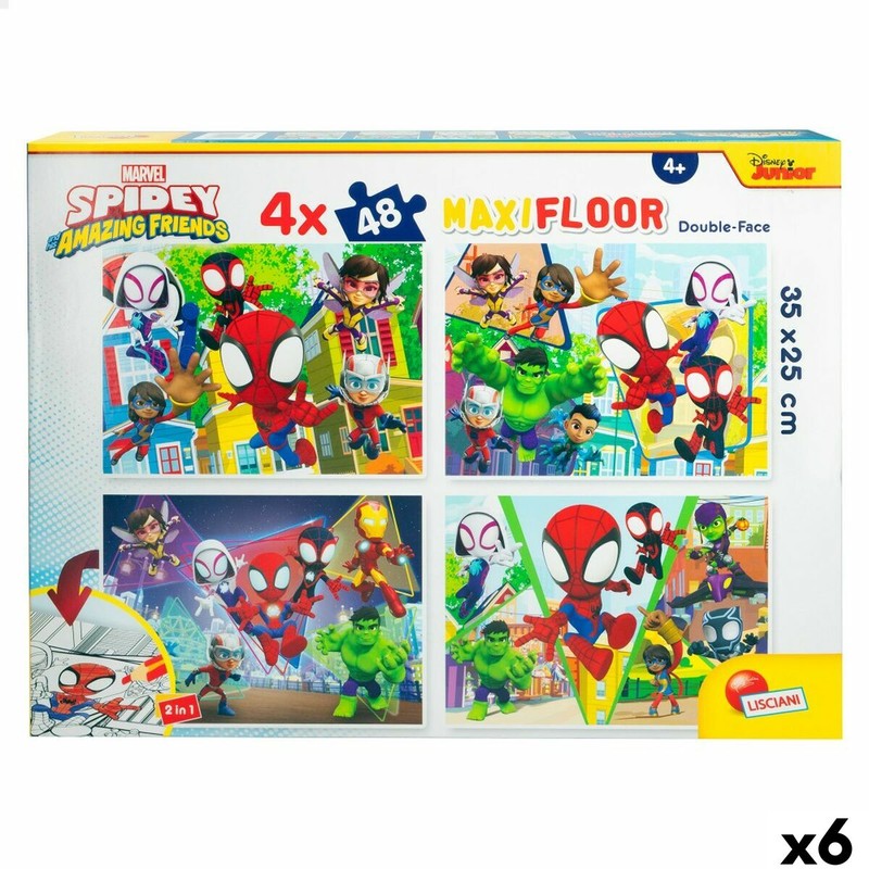 Puzzles infantiles Spidey set de 4 para niños +4 años