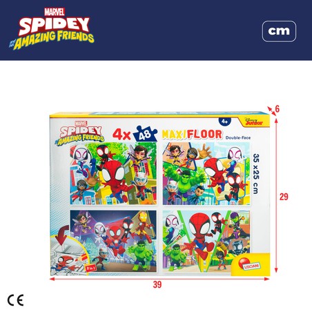 Puzzles Spidey y su superequipo coloreables para niños