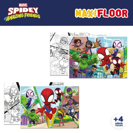 Puzzles doble cara Spidey, una aventura para montar y pintar