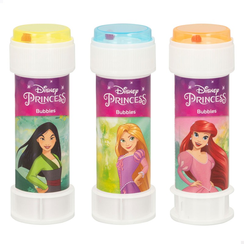 Botellas de burbujas princesas, regalo cumpleaños infantil
