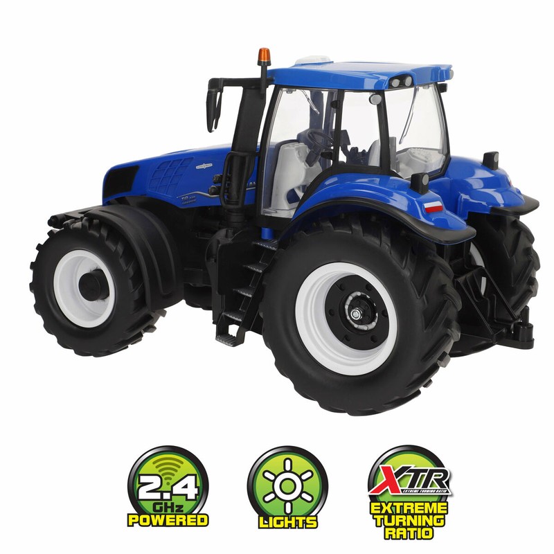 Tamaño real del camión juguete niños New Holland para aventuras