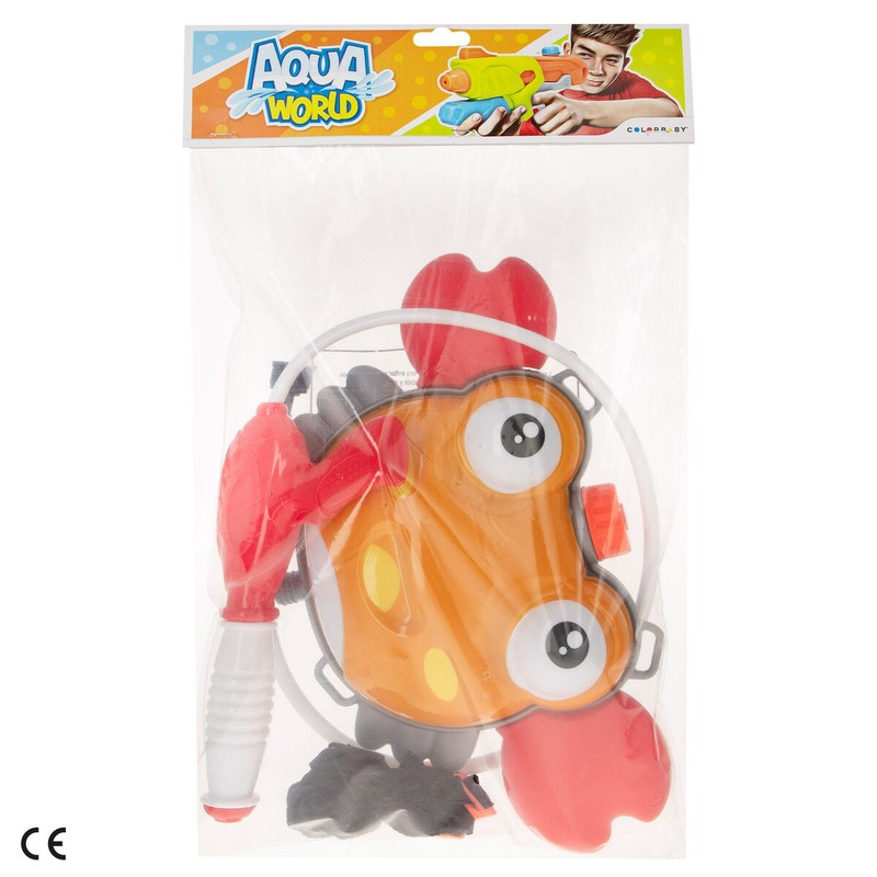 Pistola de chorros de agua, ideal para juegos al aire libre.