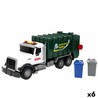 Pack 6 camiones basura juguete Speed & Go con contenedores