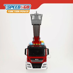 camión de bomberos juguete Speed & Go con grúa extensible 2