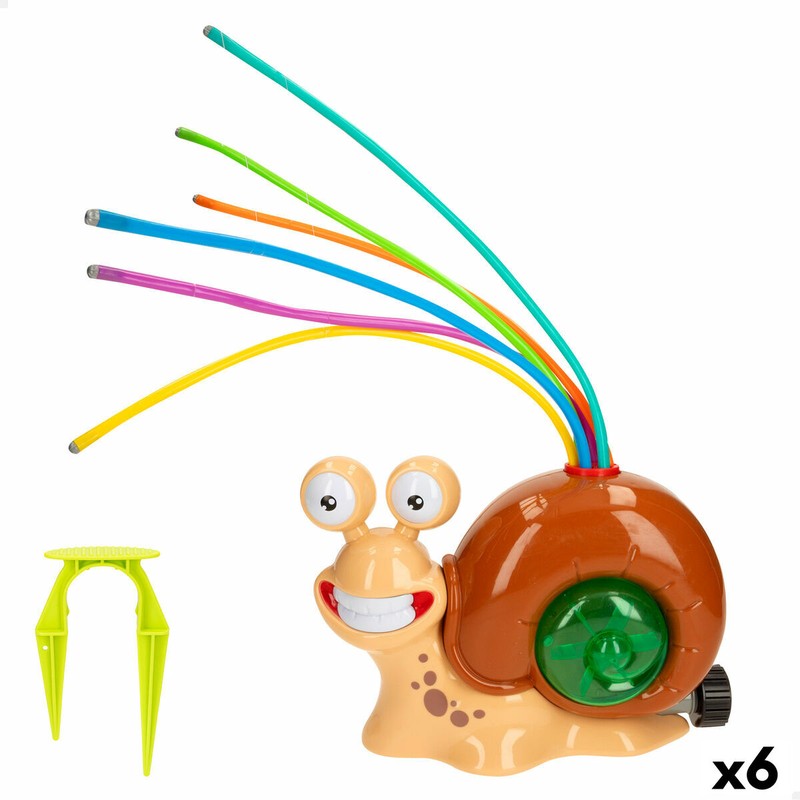 El juguete aspersor de agua Colorbaby, ideal para combatir el calor veraniego.