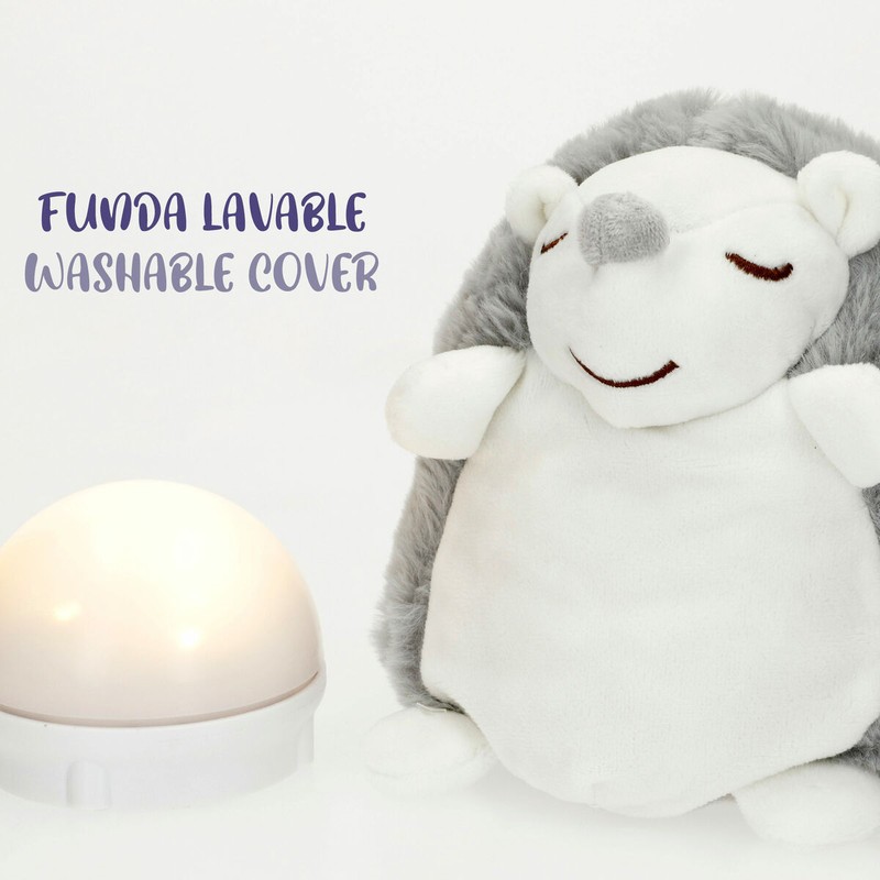 Peluche para dormir bebé mostrando su tamaño compacto