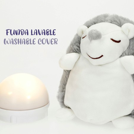 Peluche para dormir bebé mostrando su tamaño compacto