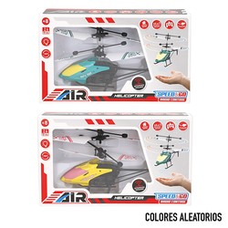 Helicóptero radiocontrol niños Colorbaby volando 2