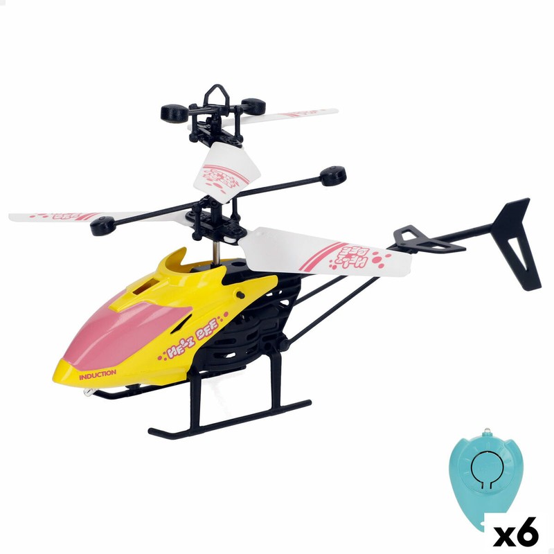 Pack de 6 helicópteros radiocontrol, regalo original niños