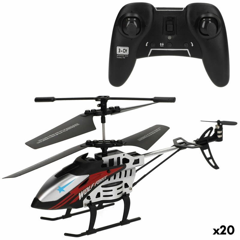 Helicóptero radiocontrol niños Colorbaby volando