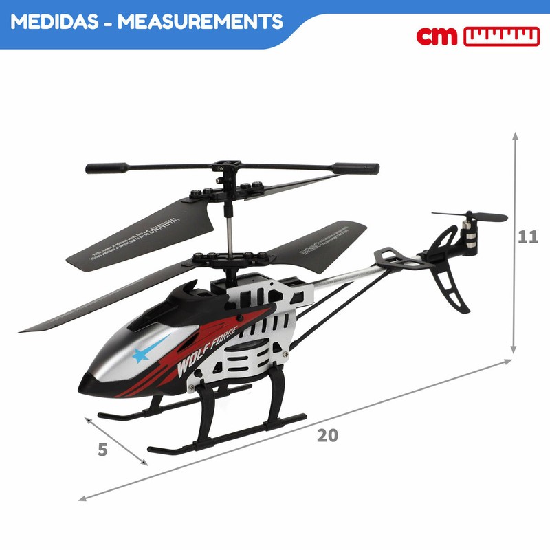 Mando a control remoto del helicóptero Colorbaby para principiantes
