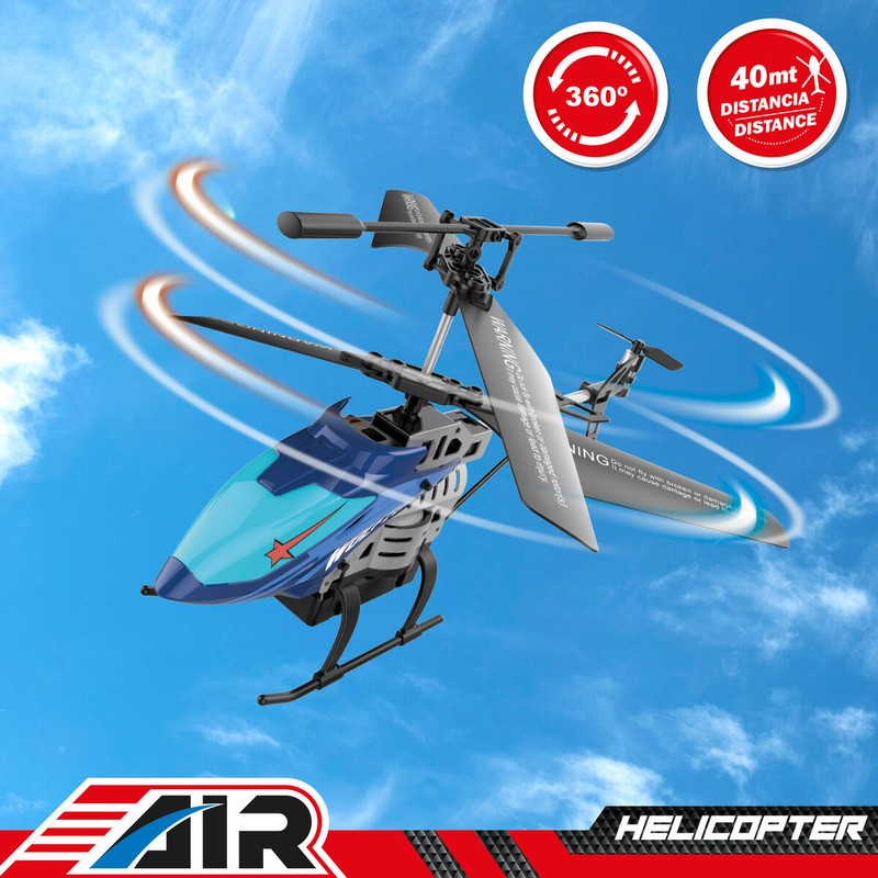 Helicóptero de juguete radiocontrol estable con cargador USB