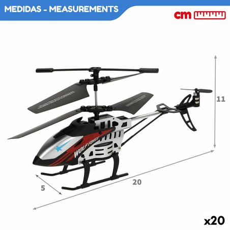 Componentes incluidos: destornillador y hélices de repuesto para helicóptero