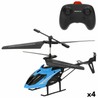 Helicóptero radiocontrol Colorbaby en pleno vuelo, emoción garantizada
