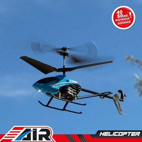 Mando de control remoto del helicóptero, precisión en cada movimiento