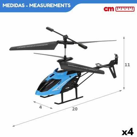 Diseño resistente de helicóptero de juguete, durabilidad para mil aventuras