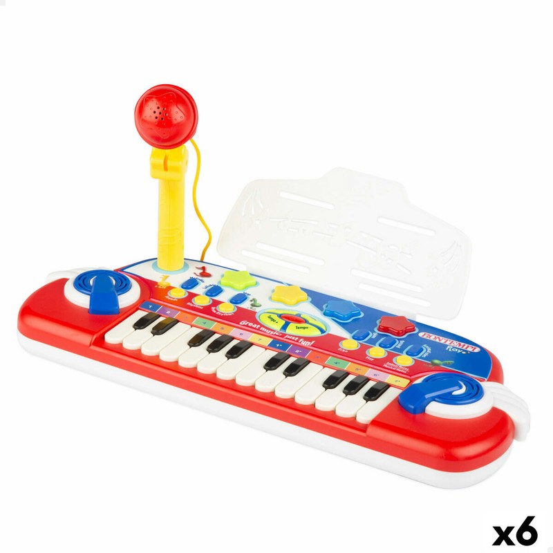 Piano electrónico infantil Bontempi con micrófono y atril