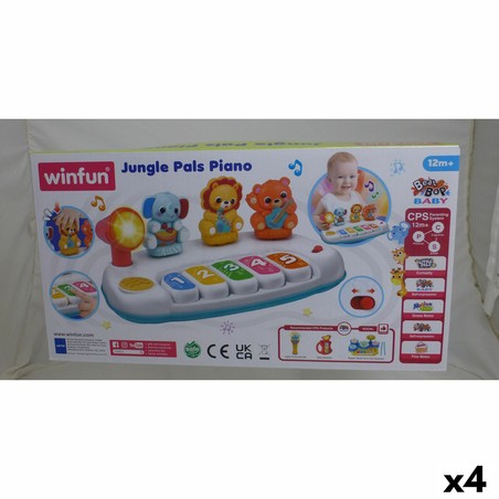 Vista lateral del piano Winfun, compacto y seguro
