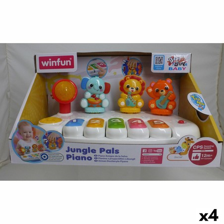 Piano juguete Winfun con pilas incluidas, listo para jugar