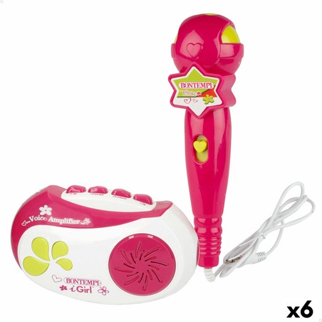 Micrófono infantil Bontempi con amplificador y luces LED