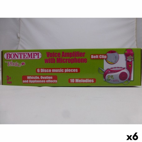 Micrófono Bontempi para cantar, ideal para fiestas infantiles