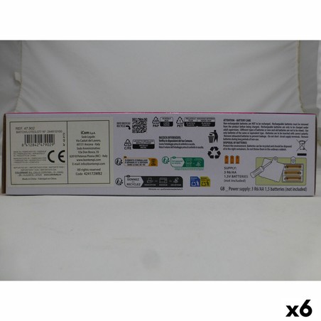 Micrófono Bontempi con luces parpadeantes y 10 melodías