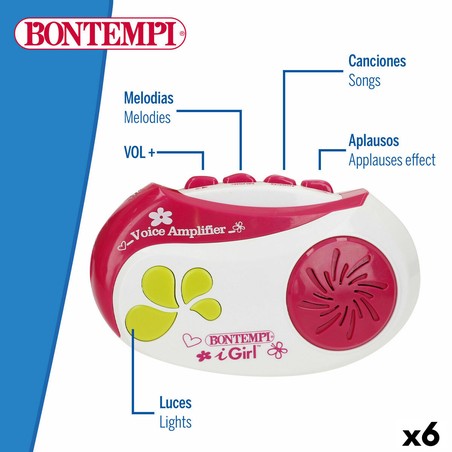Caja del micrófono infantil Bontempi