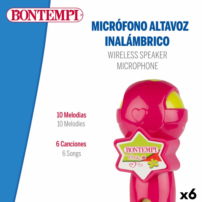 Imagen promocional del micrófono Bontempi para niños
