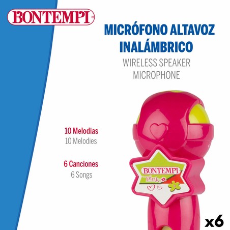 Imagen promocional del micrófono Bontempi para niños