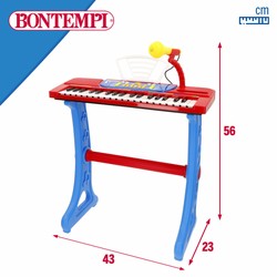 Teclado musical niños Bontempi con taburete 2