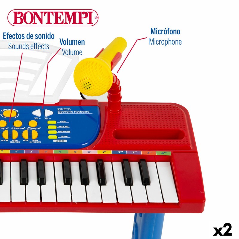 Piano de juguete para desarrollo de la coordinación