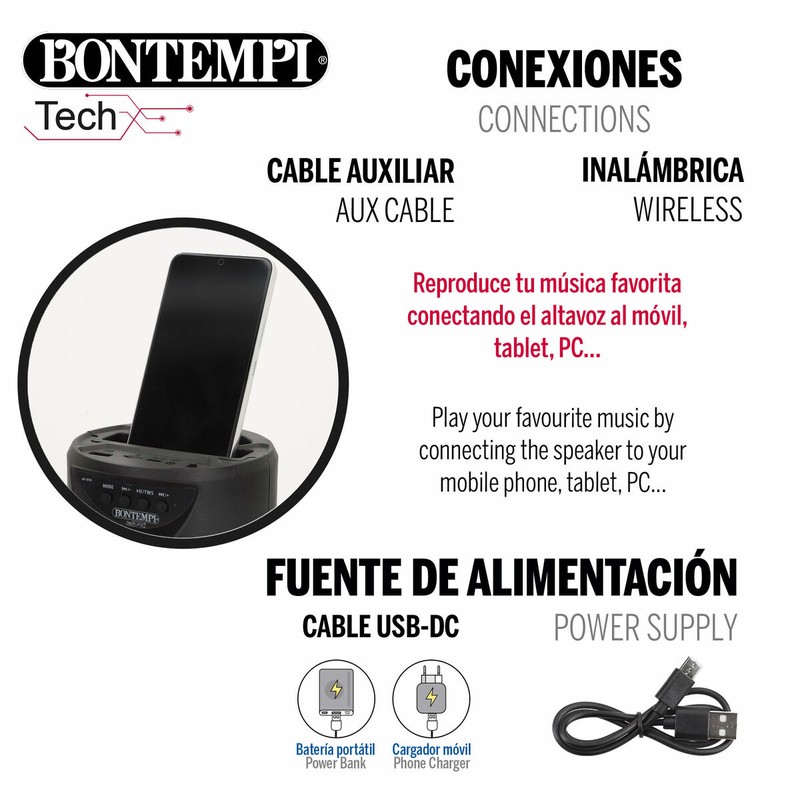 Juguete musical karaoke con efectos de luz y sonido para grupos