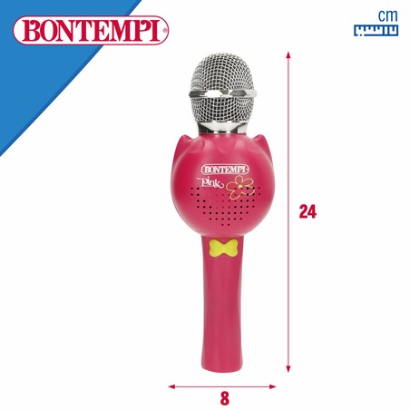 Juguete musical karaoke Bontempi, pack de 6 unidades con efectos de voz