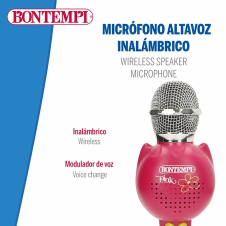 Micrófonos recargables USB para niños, pack de 6 Bontempi