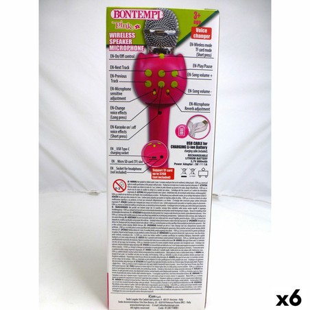 Juguete para desarrollar creatividad, pack de micrófonos karaoke