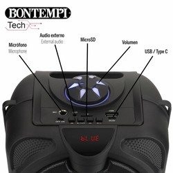 Altavoz karaoke niños Bontempi con micrófono, listo para cantar 2