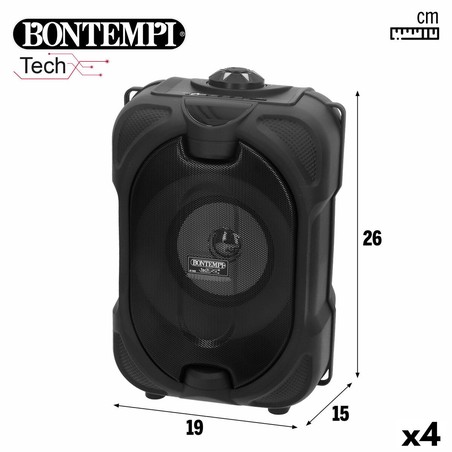Set de altavoces karaoke Bontempi, experiencia estéreo TWS