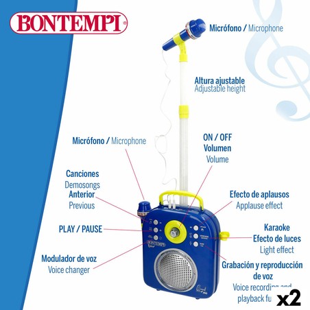 set de karaoke infantil para desarrollar talentos
