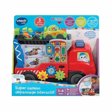 Vtech Baby: Camión de rescate interactivo desde otro ángulo.